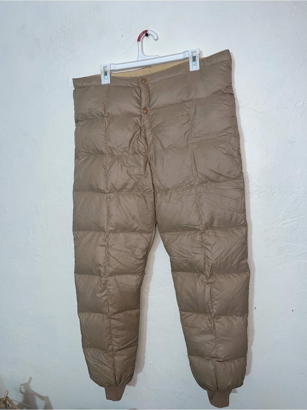 VINTAGE Canadian Duck Down Fill Men's Quilted Insulated Pants Wood Arctic Orvis